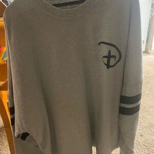 Disney Gray Sweatshirt with White Logo